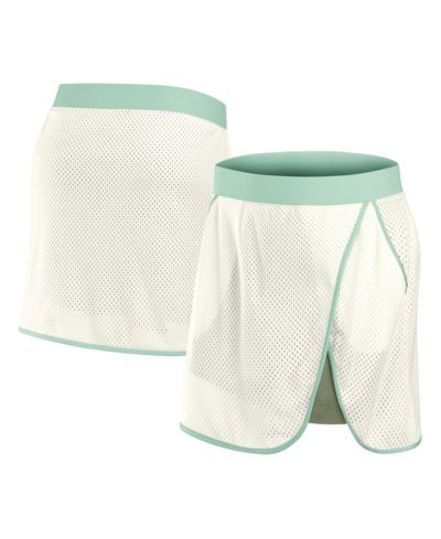 Женская юбка-шорты Fanatics Women's Cream New York Yankees Studio Wellness Skort