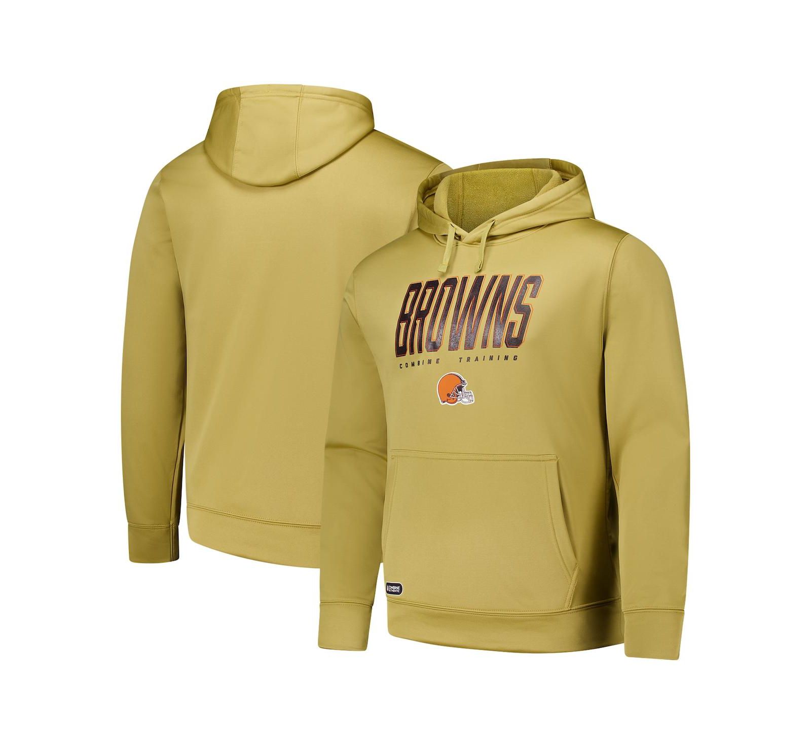 Мужское худи Outerstuff Gold Cleveland Browns Top Ranked Pullover