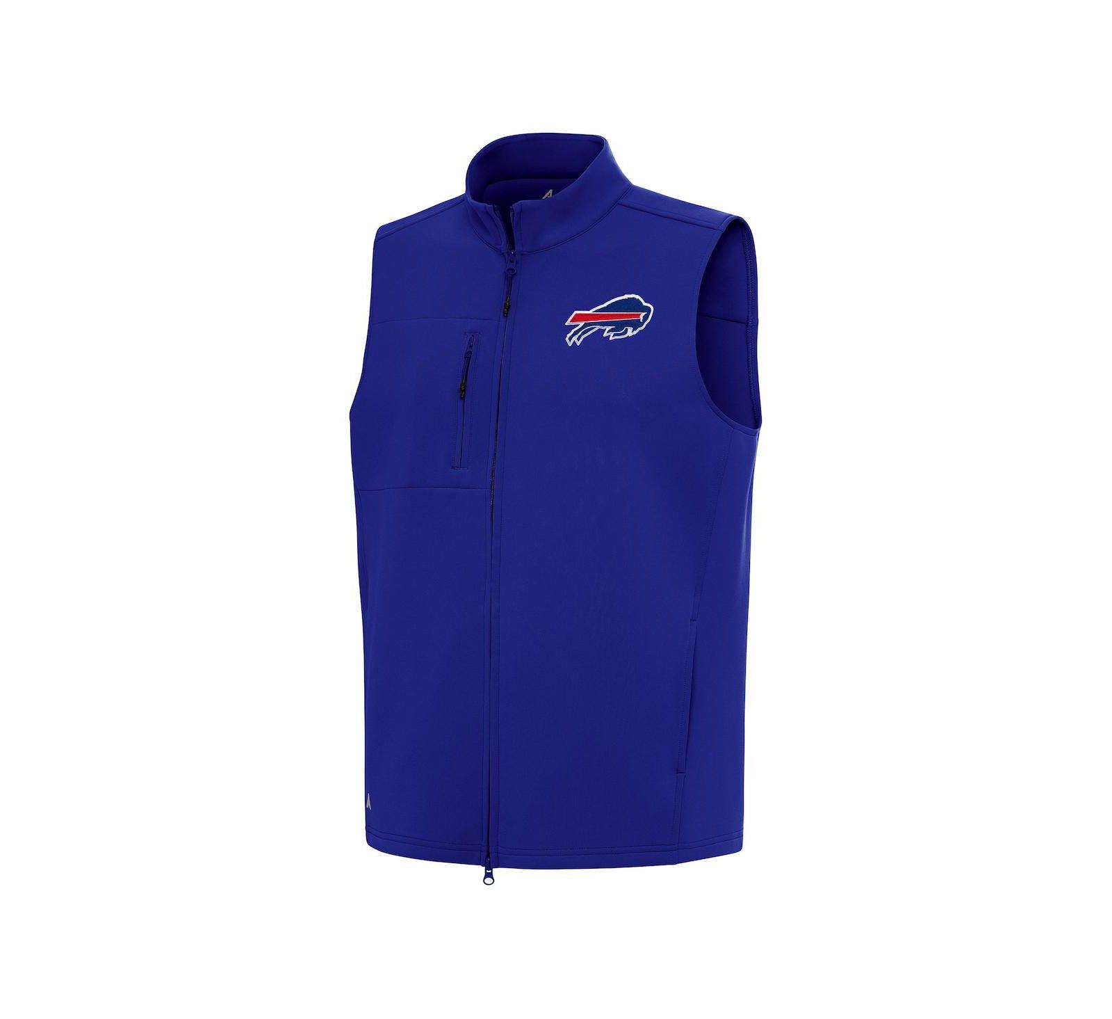 Antigua Men's Royal Buffalo Bills Demand Full-Zip Vest