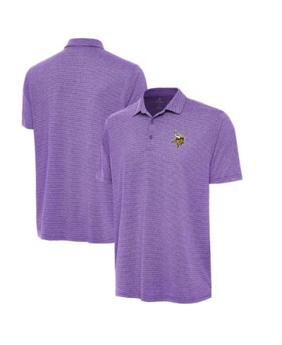 Мужская рубашка-поло Antigua Minnesota Vikings, фиолетовая меланж