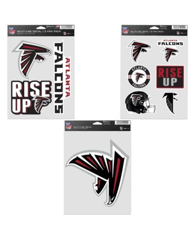 Набор наклеек Wincraft Atlanta Falcons Three-Pack Fan Decal Set