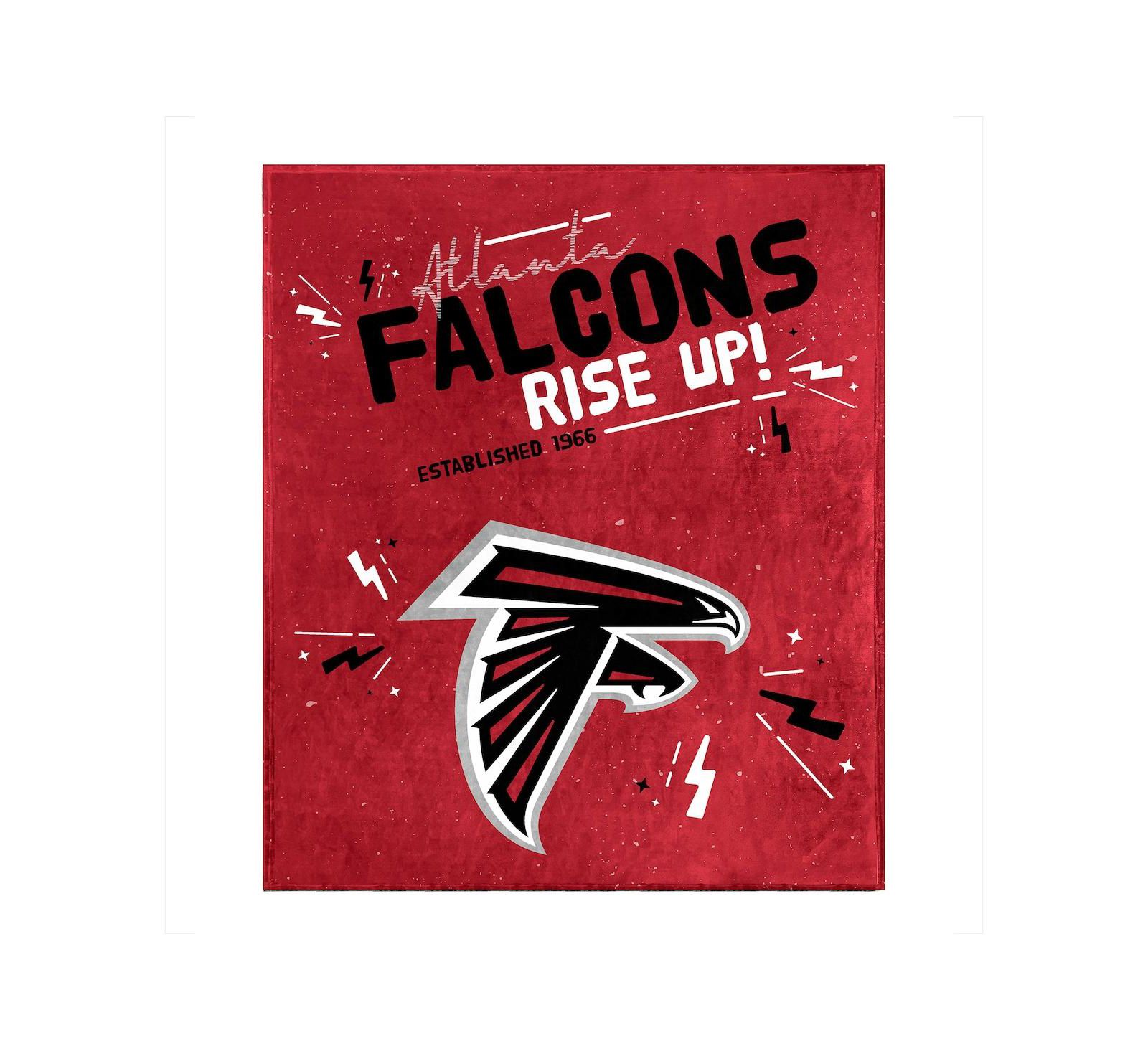 Logo Brands Atlanta Falcons 60" x 70" Plush Throw Blanket