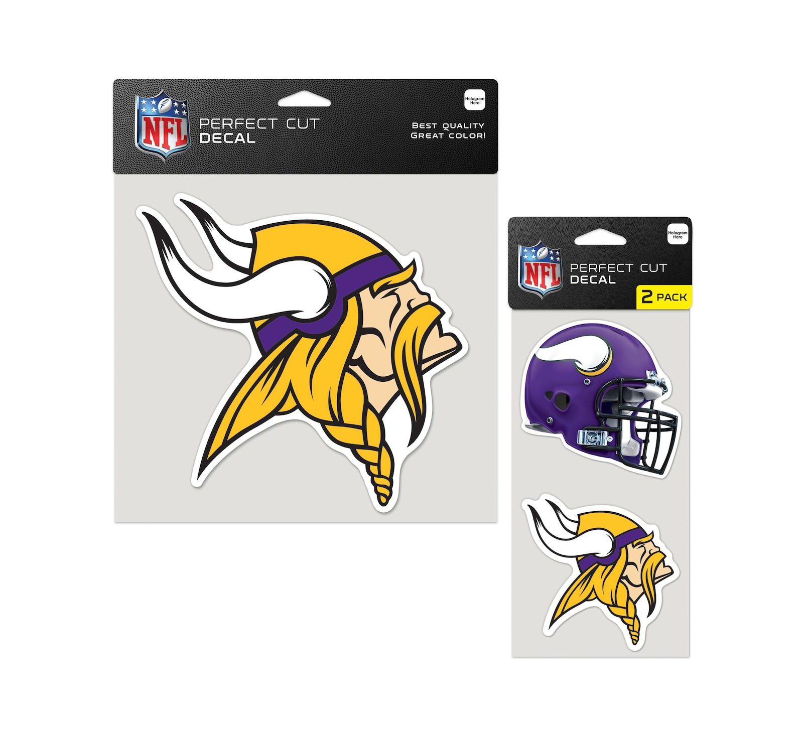 Wincraft Minnesota Vikings Perfect Cut Decal Two-Pack Set