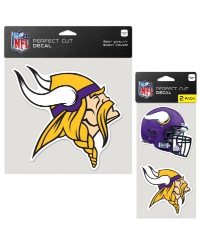 Wincraft Minnesota Vikings Perfect Cut Decal Two-Pack Set