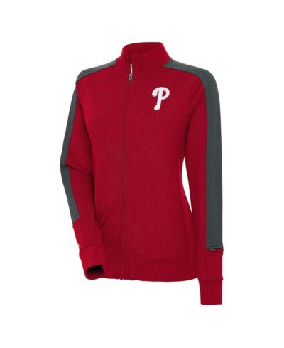 Женская спортивная куртка Antigua Philadelphia Phillies Strike красная