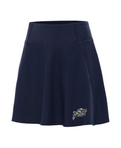 Юбка-шорты Antigua Women's Navy Midshipmen Chip Skort