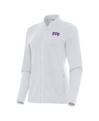 Antigua Women's White TCU Horned Frogs куртка женская на молнии