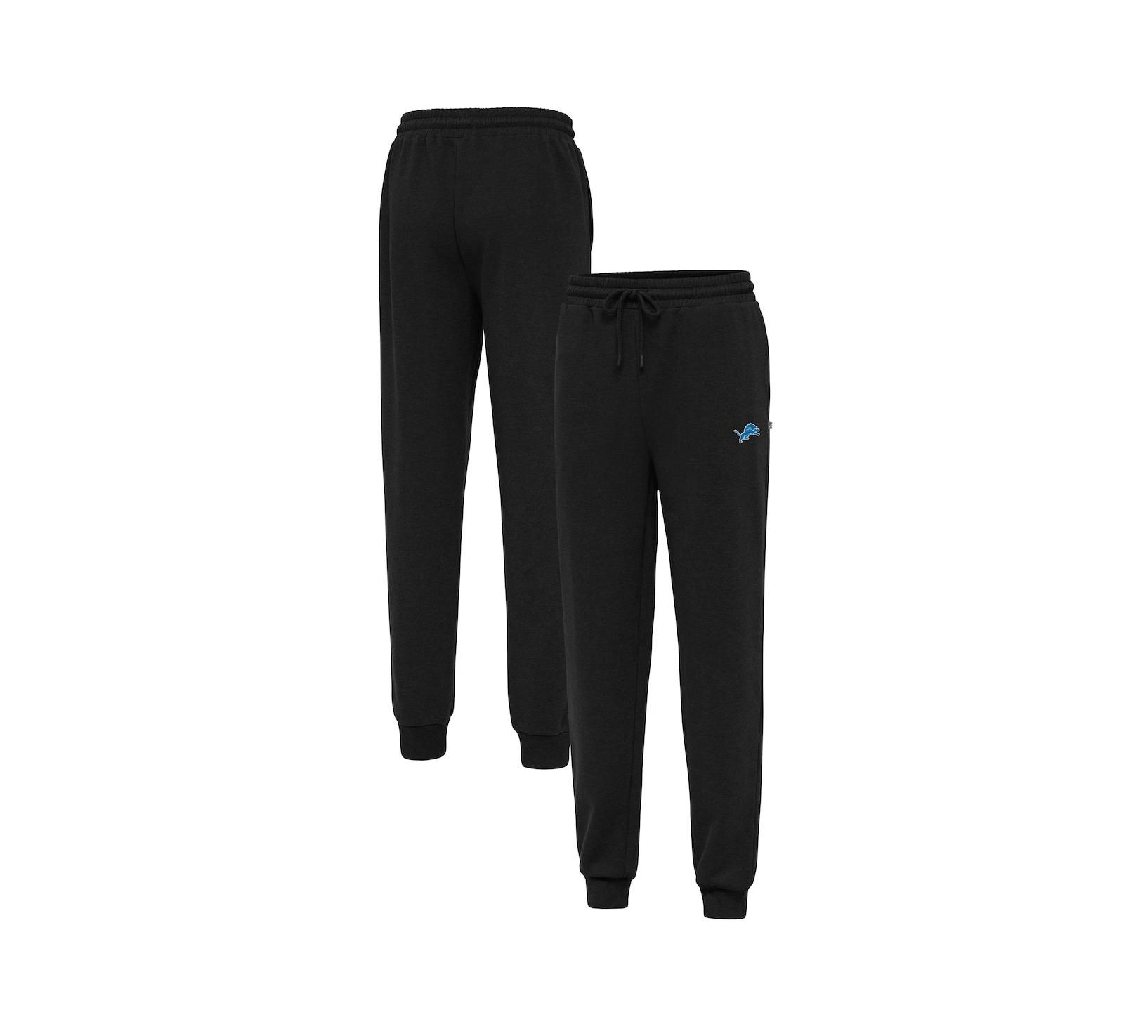 Antigua Men's Black Detroit Lions Idol Jogger Pants