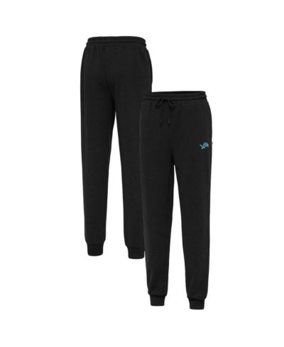 Мужские брюки-джоггеры Antigua Men's Black Detroit Lions Idol
