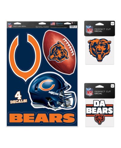Набор наклеек Wincraft Chicago Bears Decal Variety Pack