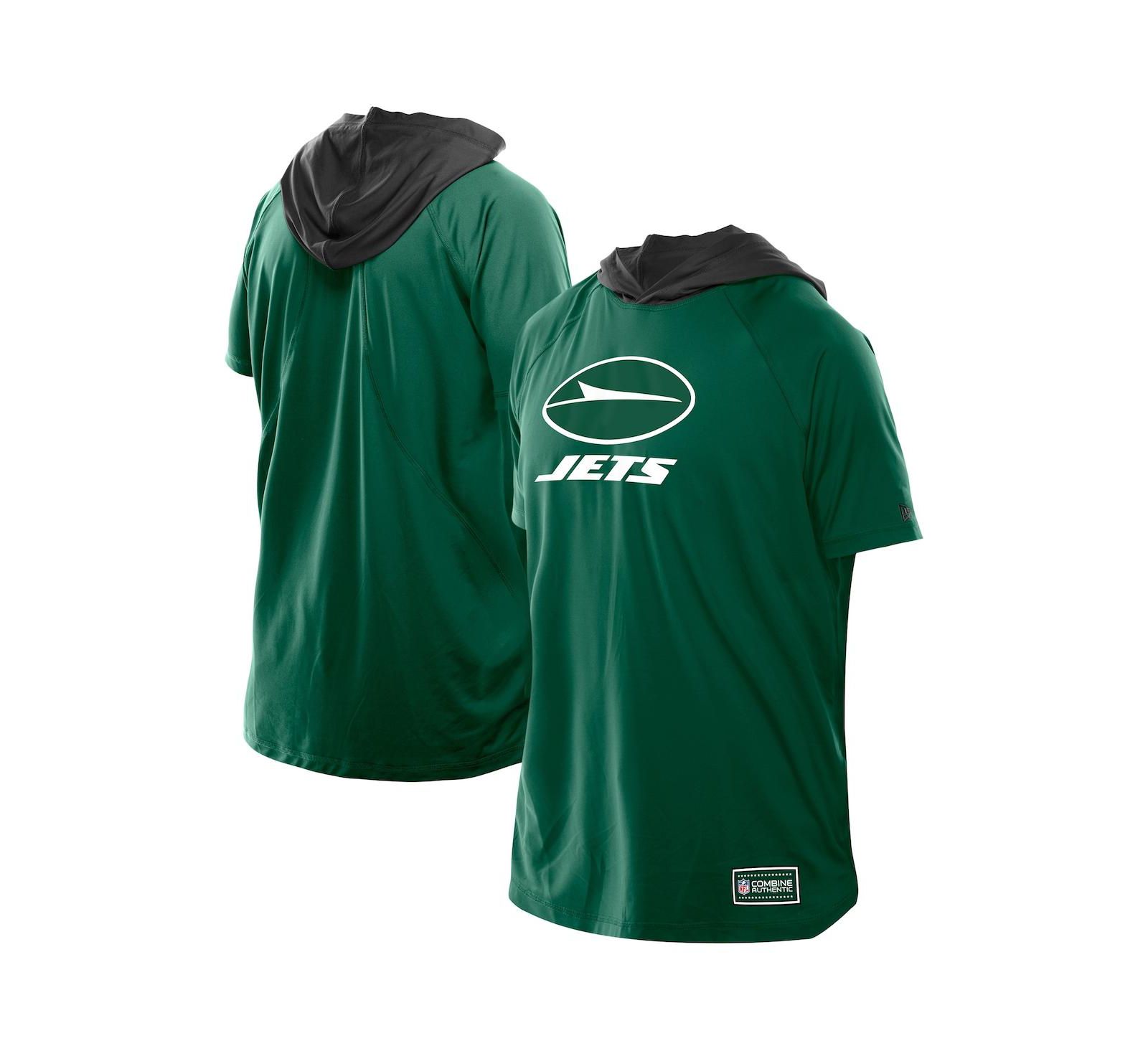 Мужская футболка New Era Green New York Jets Combine