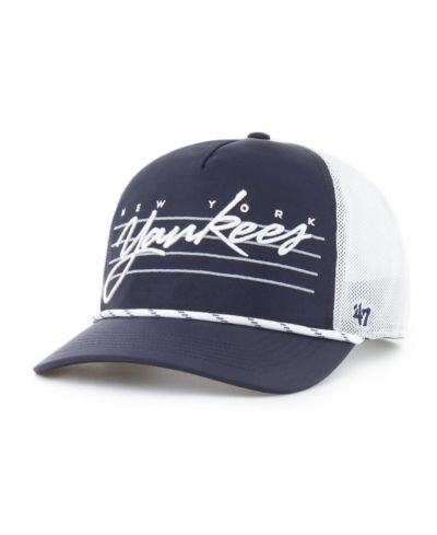 '47 Brand Men's Navy New York Yankees Brrr Downburst Mesh Hitch Adjustable Hat
