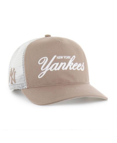 '47 Brand Men's Brown New York Yankees Foundational Mesh Hitch Adjustable Hat