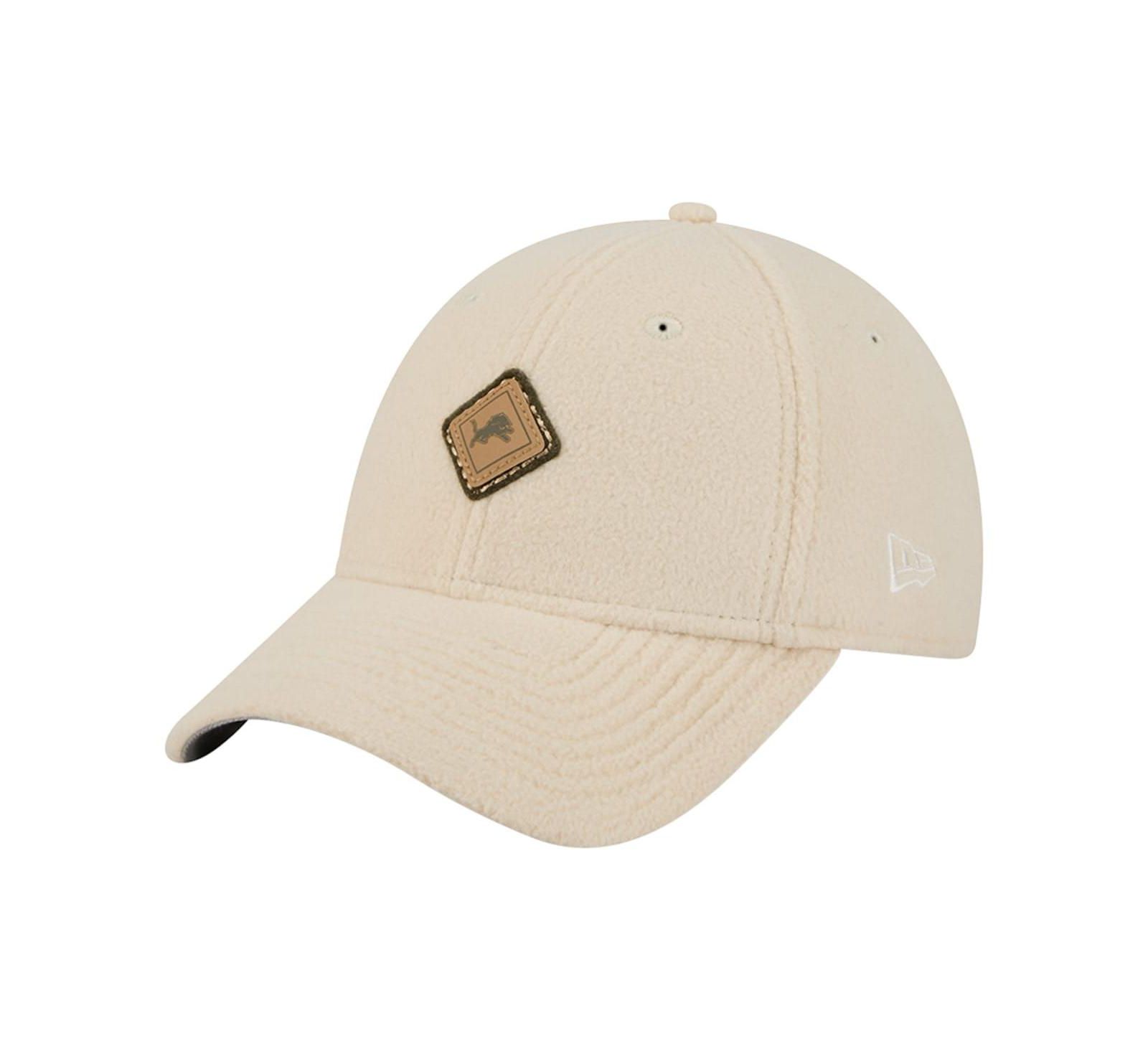New Era Женская регулируемая кепка Detroit Lions Comfy 9FORTY в цвете Cream