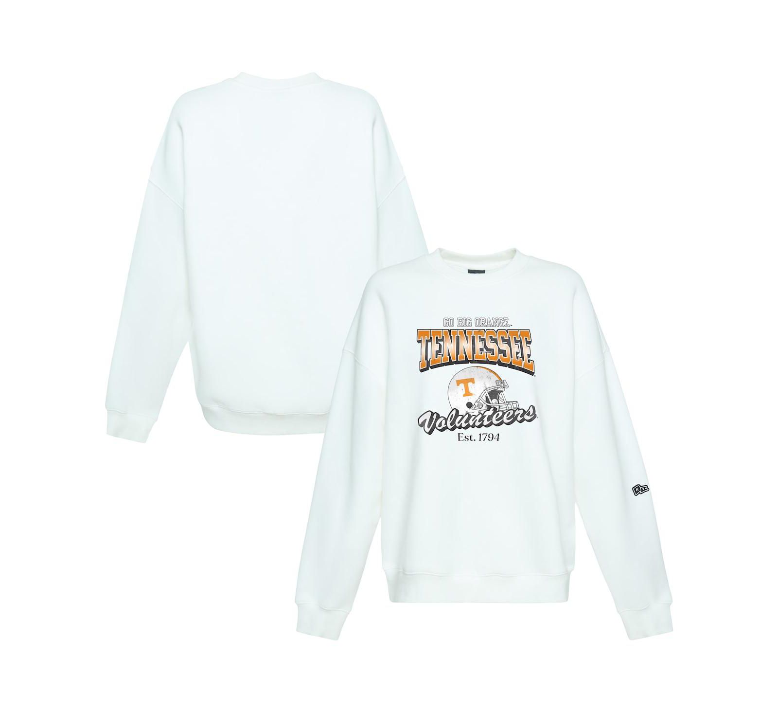 Hype And Vice Женская белая толстовка Tennessee Volunteers Classic Era