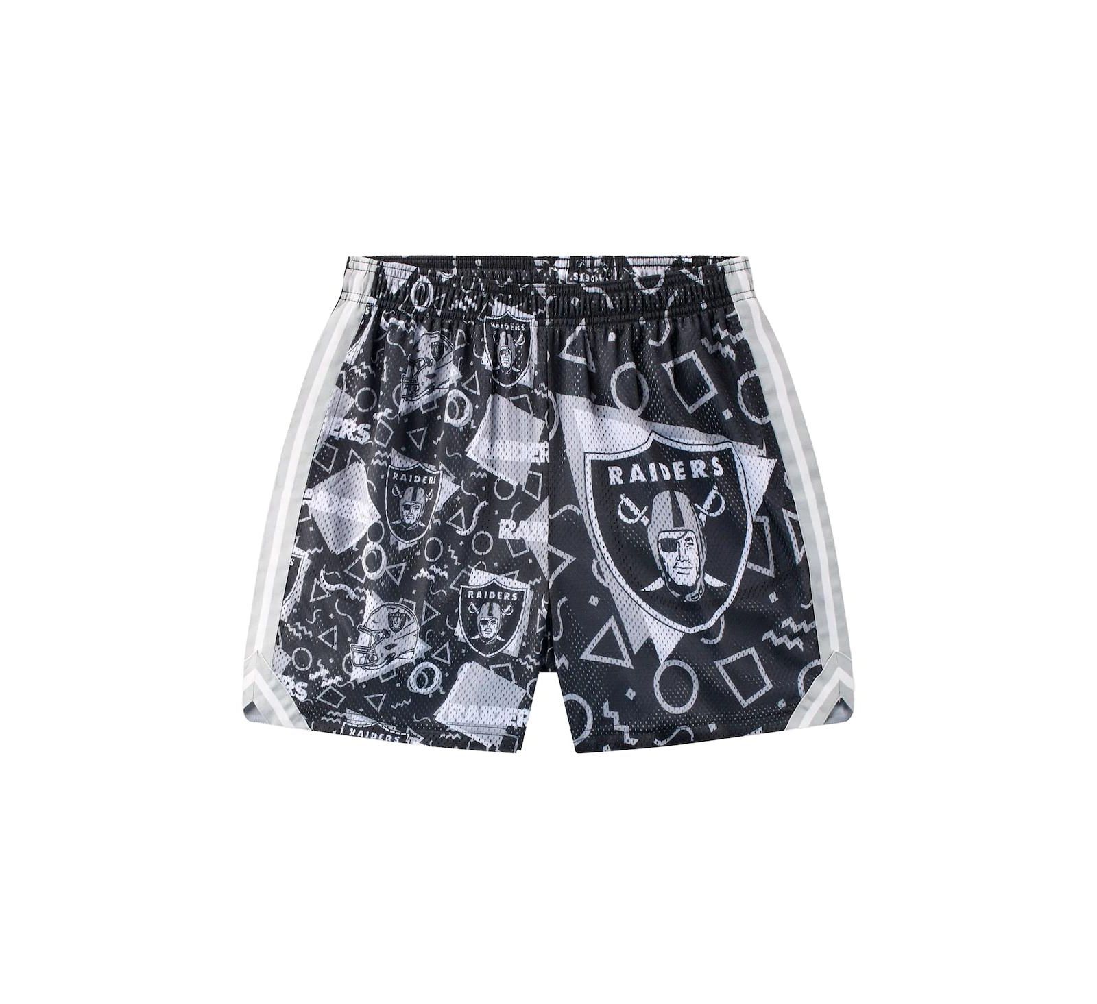 Мужские сетчатые шорты Chubbies Black Las Vegas Raiders