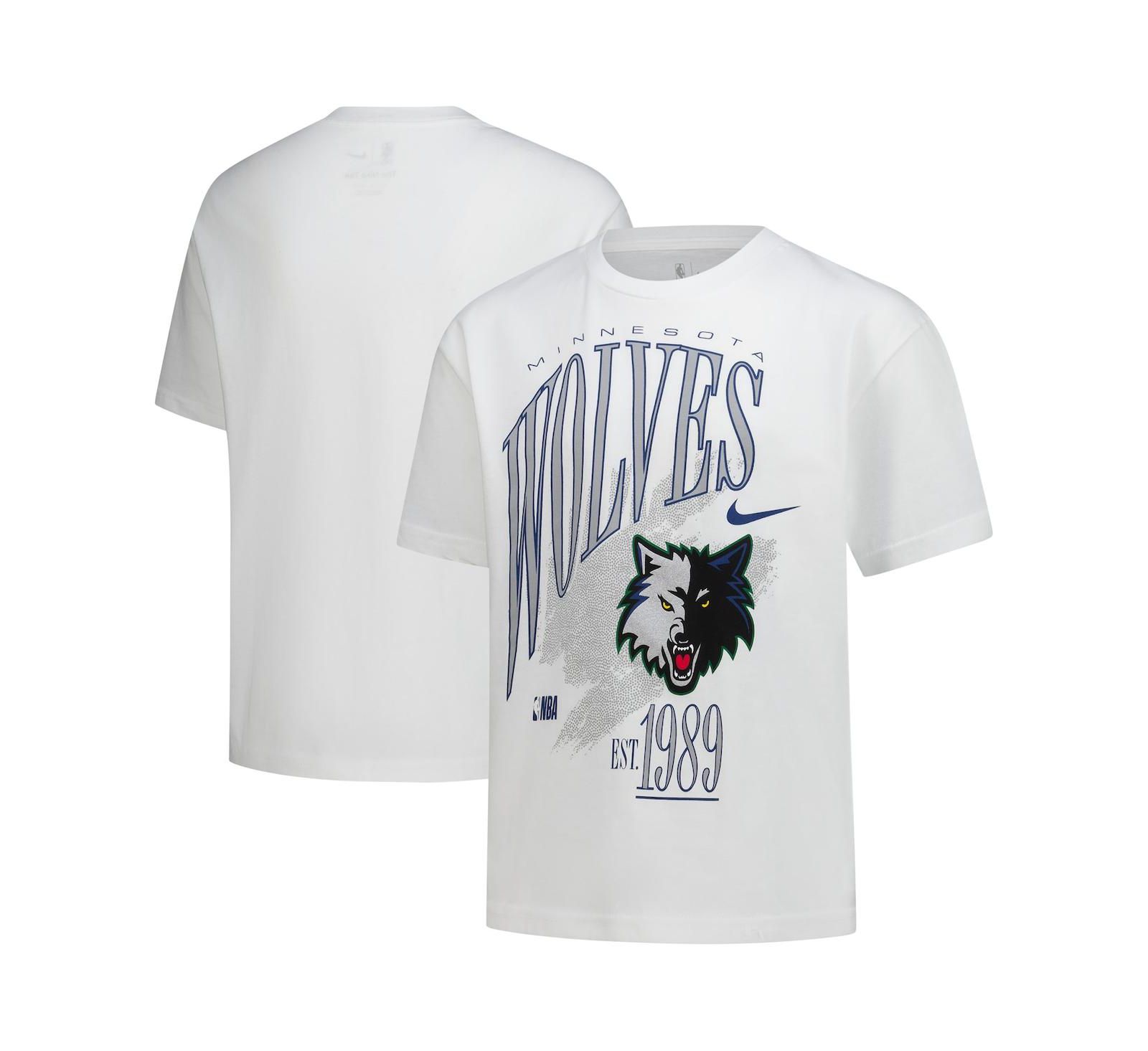 Детская футболка Nike Minnesota Timberwolves Hardwood Classics Champs Max90 White