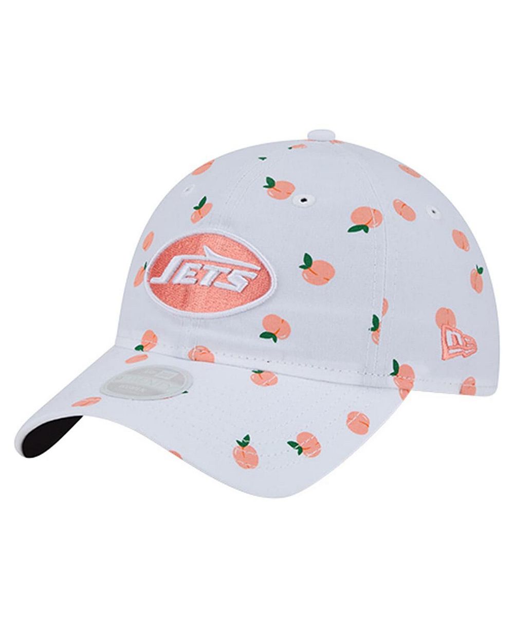 New Era Женская белая кепка New York Jets Fruit Pattern 9TWENTY Adjustable