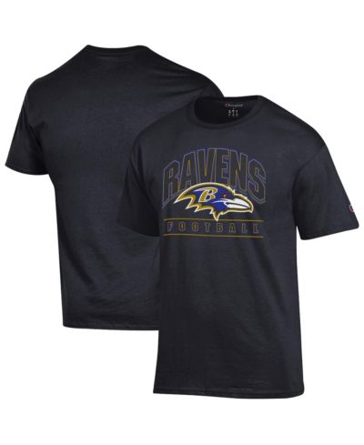 Мужская футболка Champion Black Baltimore Ravens Football