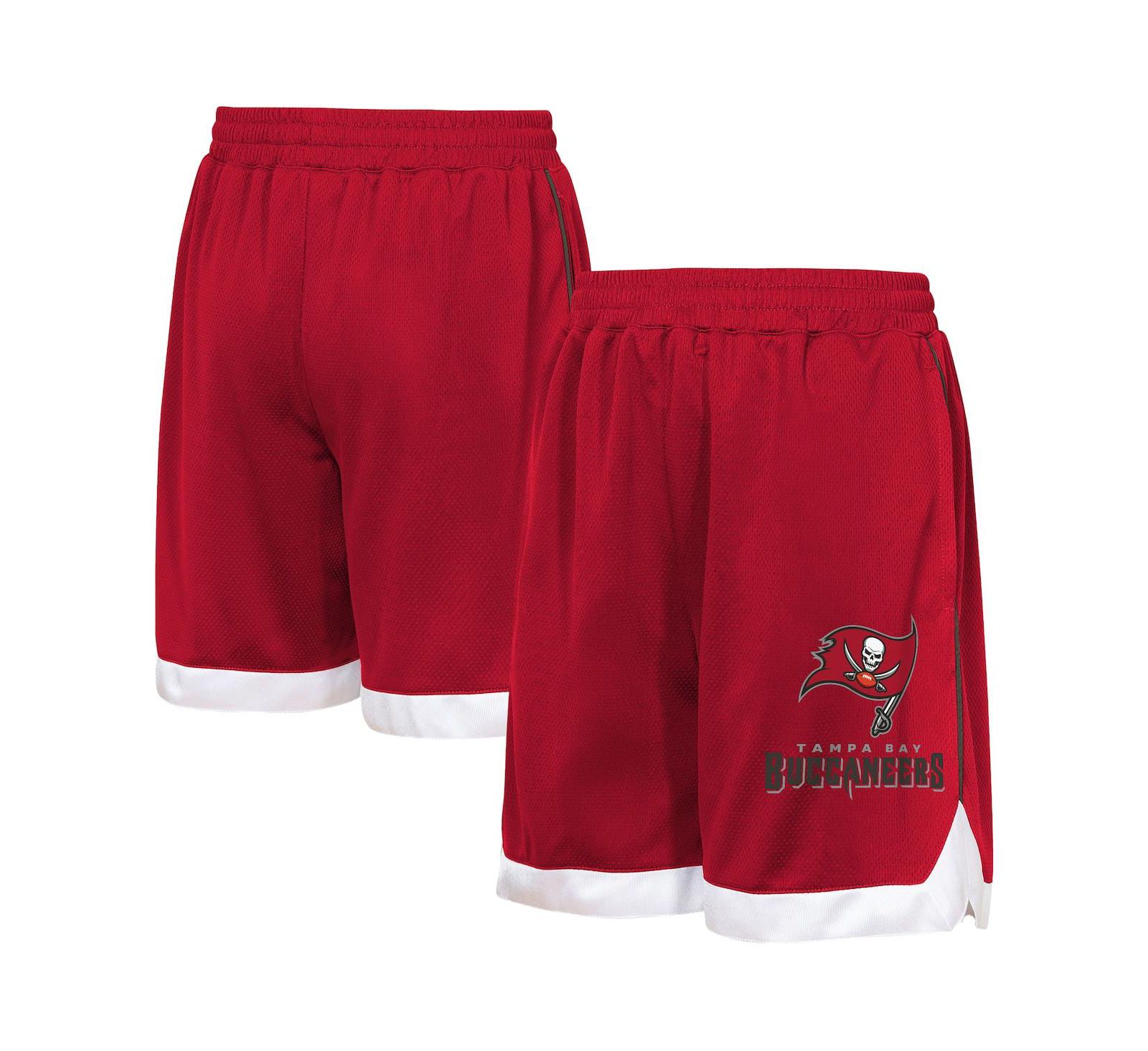 Спортивные сетчатые шорты Outerstuff Tampa Bay Buccaneers All Star для мальчиков и девочек красного цвета