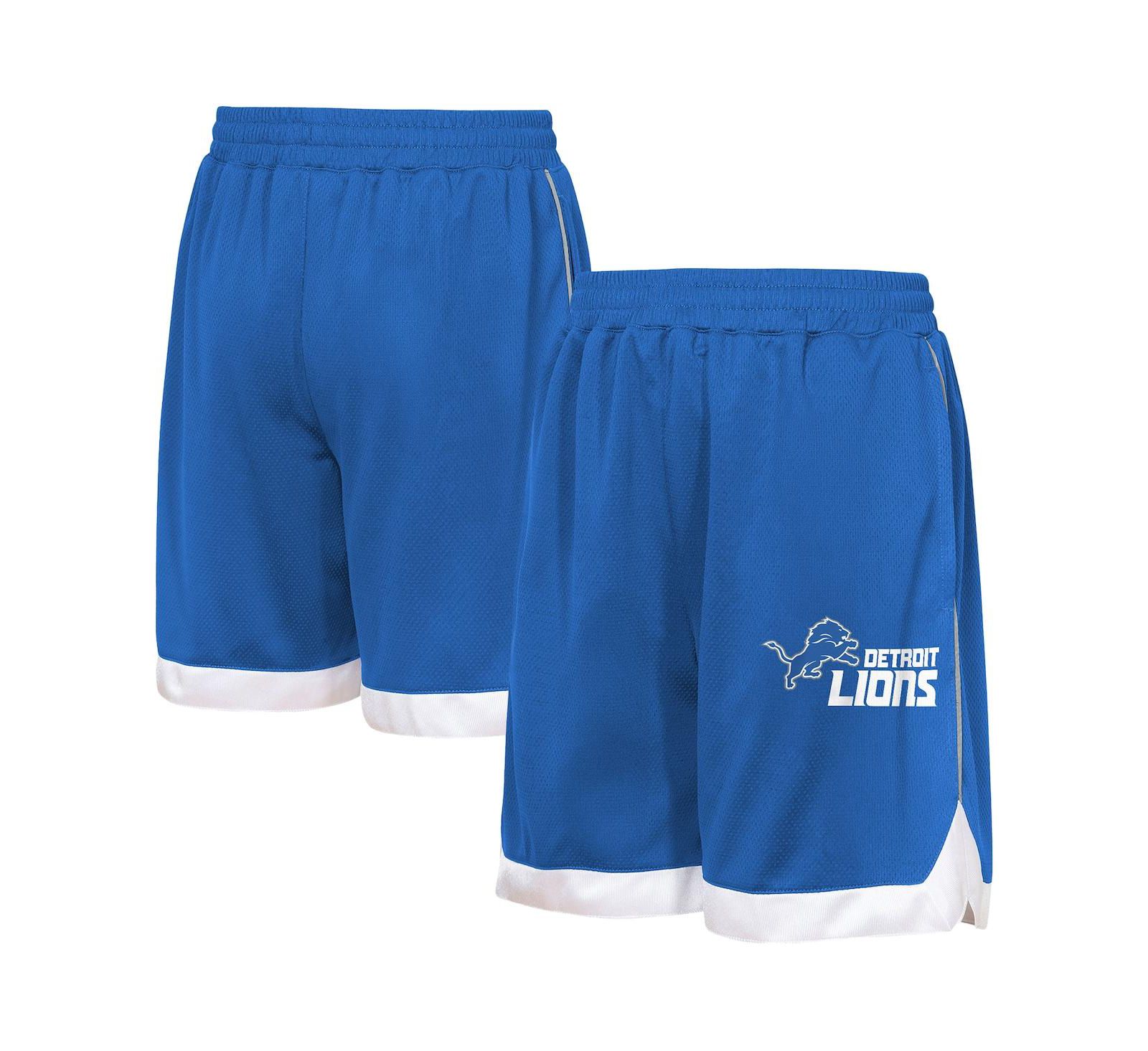 Сетчатые шорты Outerstuff Detroit Lions для мальчиков и девочек, синие