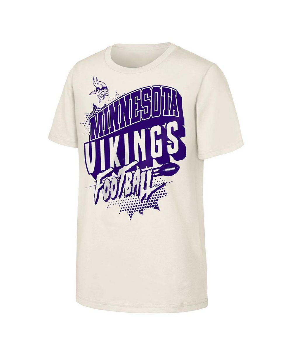 Outerstuff детская футболка Minnesota Vikings Action Comic Natural