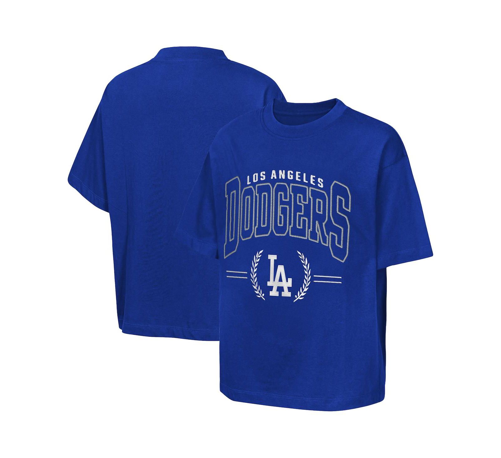 Outerstuff футболка Premium World Class для мальчиков и девочек, Los Angeles Dodgers, королевский синий