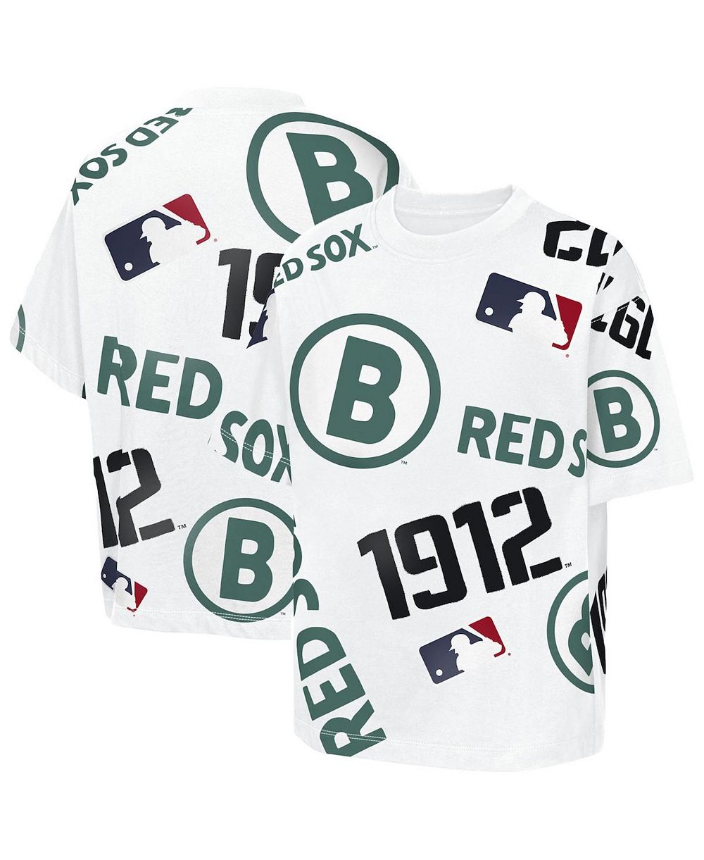 Outerstuff детская футболка White Boston Red Sox Circus Catch