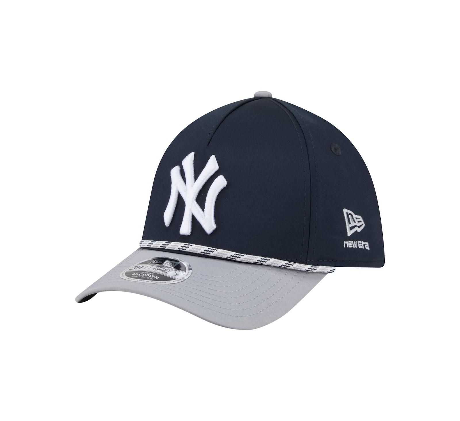 Мужская кепка New Era New York Yankees темно-синего и серого цвета