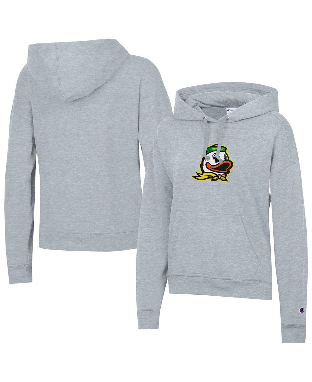 Женское худи Champion Gray Oregon Ducks Powerblend Fleece