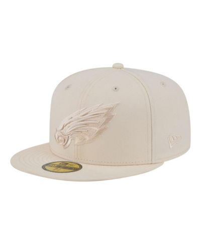 New Era Men's Cream Philadelphia Eagles Color Pack 59FIFTY Fitted Hat
