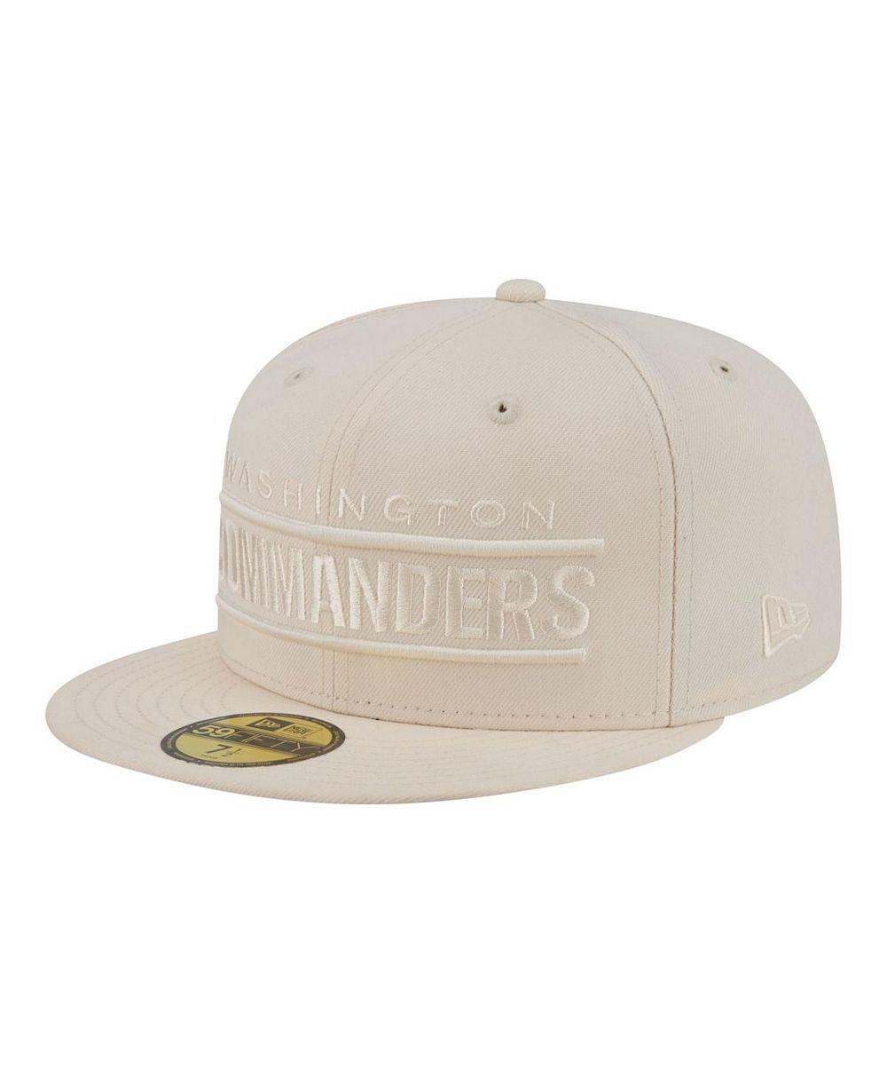 New Era Men's Cream Washington Commanders Color Pack 59FIFTY Fitted Hat