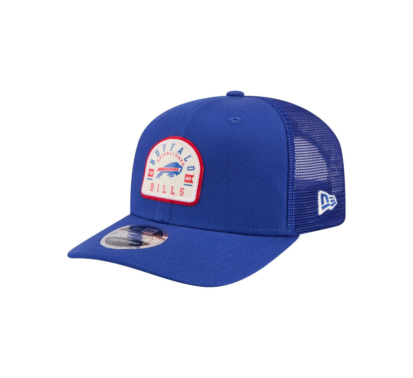 Мужская бейсболка New Era Royal Buffalo Bills Contest 9SEVENTY регулируемая