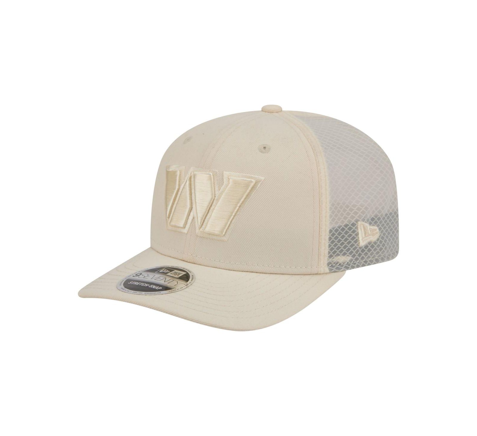 Мужская регулируемая кепка New Era Washington Commanders Cream Color Pack 9SEVENTY