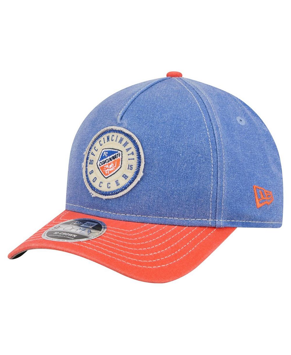 Мужская кепка New Era Blue FC Cincinnati Jersey Hook 9FORTY с регулировкой