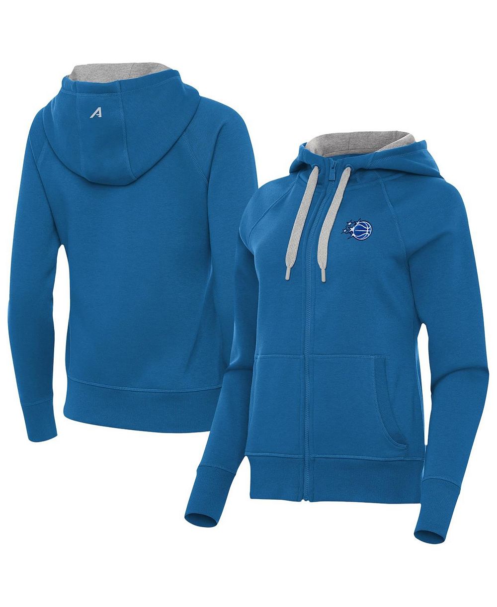 Женское худи Antigua Blue Orlando Magic New Logo Victory Full-Zip