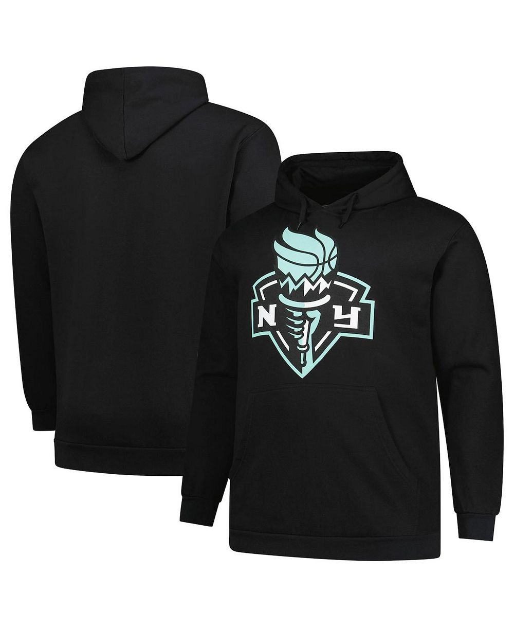 Мужской худи Fanatics New York Liberty Big & Tall Team Logo, черный