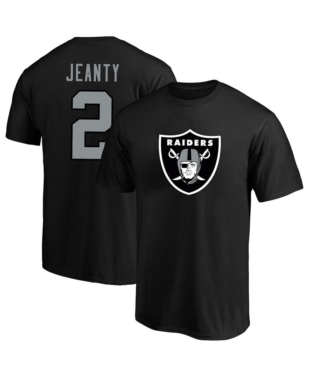 Мужская футболка Fanatics Black Las Vegas Raiders Big & Tall Player Name & Number