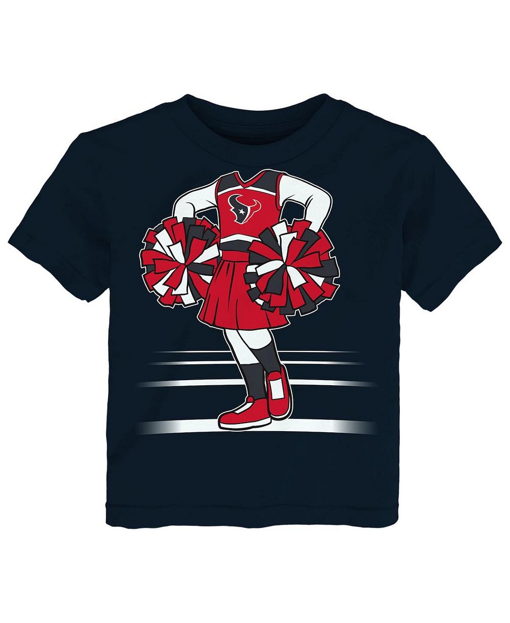 Детская футболка Outerstuff Girls Toddler Navy Houston Texans Game Fit