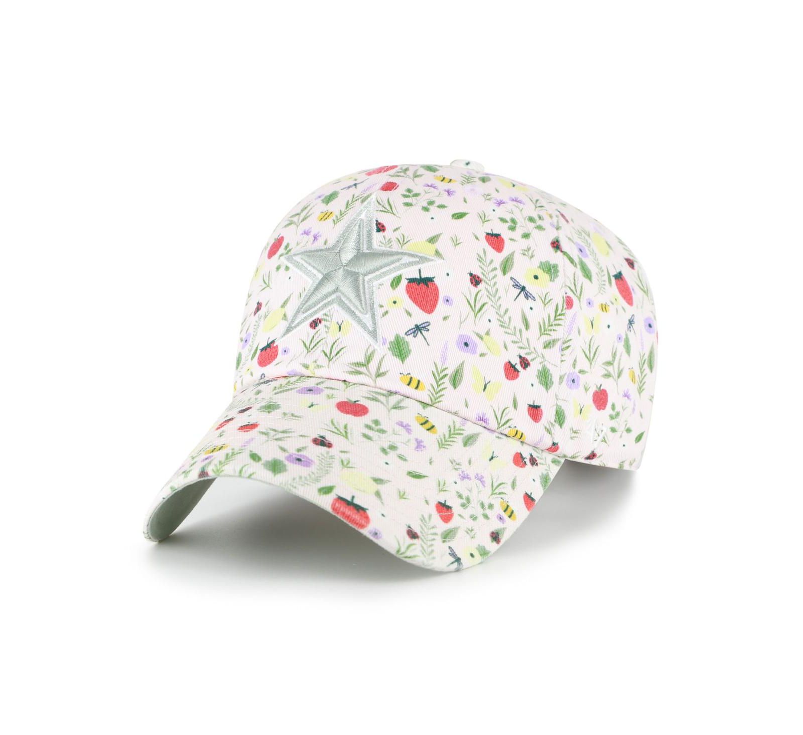 Женская кепка '47 Brand Light Pink Dallas Cowboys Posey Clean Up Adjustable