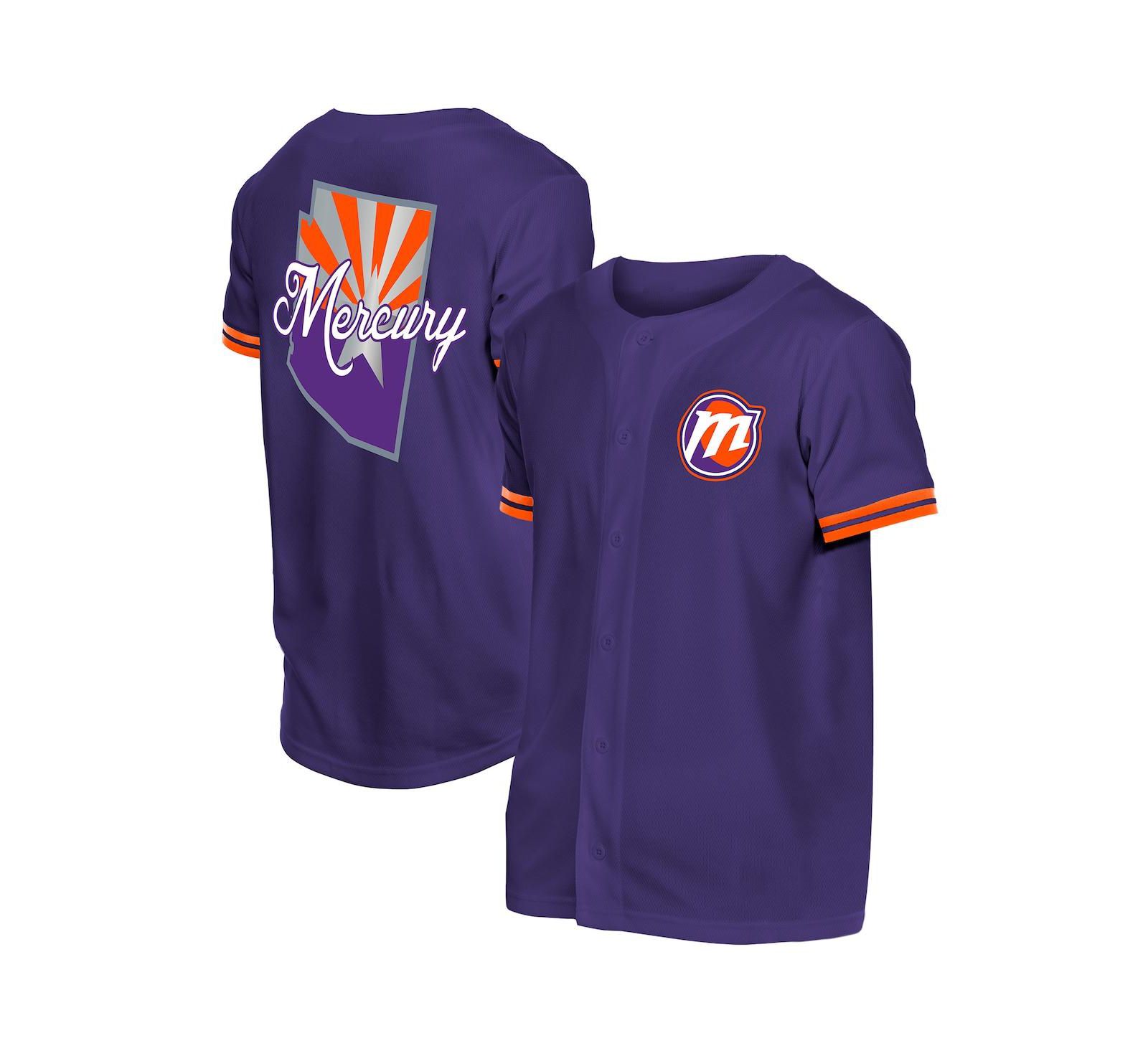 New Era Men's Purple Phoenix Mercury 2026 WNBA Draft Hometown Baseball Jersey
