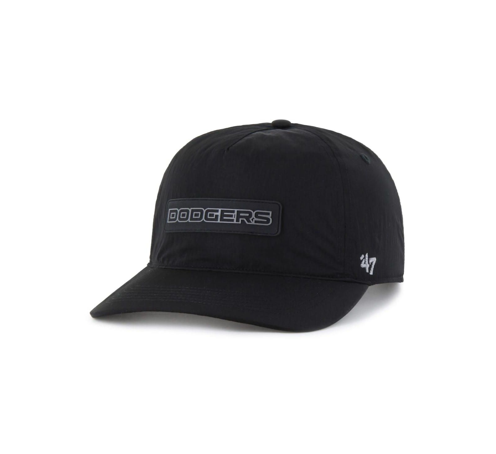 Мужская кепка '47 Brand Black Los Angeles Dodgers Quiet Outdoors Hitch Adjustable