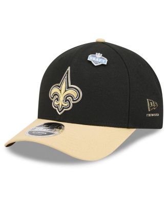 Мужская регулируемая кепка New Era 9FORTY New Orleans Saints 2026 NFL Draft Black/Gold