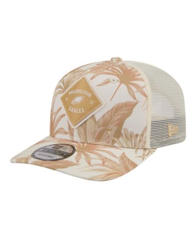Мужская кепка New Era Tan Philadelphia Eagles Tonal Palm COOLERA 9SEVENTY регулируемая