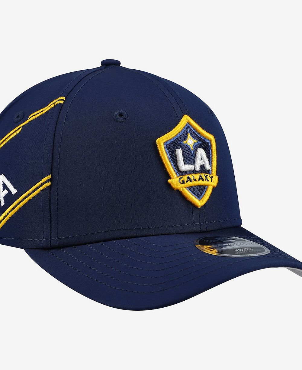 Регулируемая кепка New Era LA Galaxy Jersey Hook 9SEVENTY для мальчиков и девочек, темно-синяя