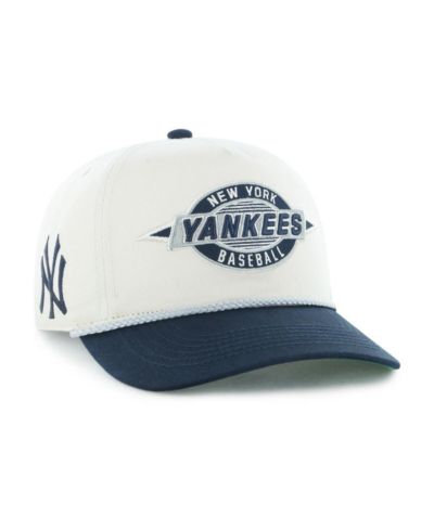 '47 Brand Men's Natural/Navy New York Yankees Frame Out Hitch Adjustable Hat
