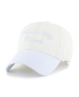 Женская кепка '47 Brand Kansas City Royals Gelato Two-Tone Clean Up Adjustable Hat, белая/светло-голубая
