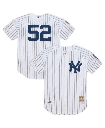 Mitchell & Ness Men's  CC Sabathia White New York Yankees 2009 Cooperstown Collection Authentic Jersey