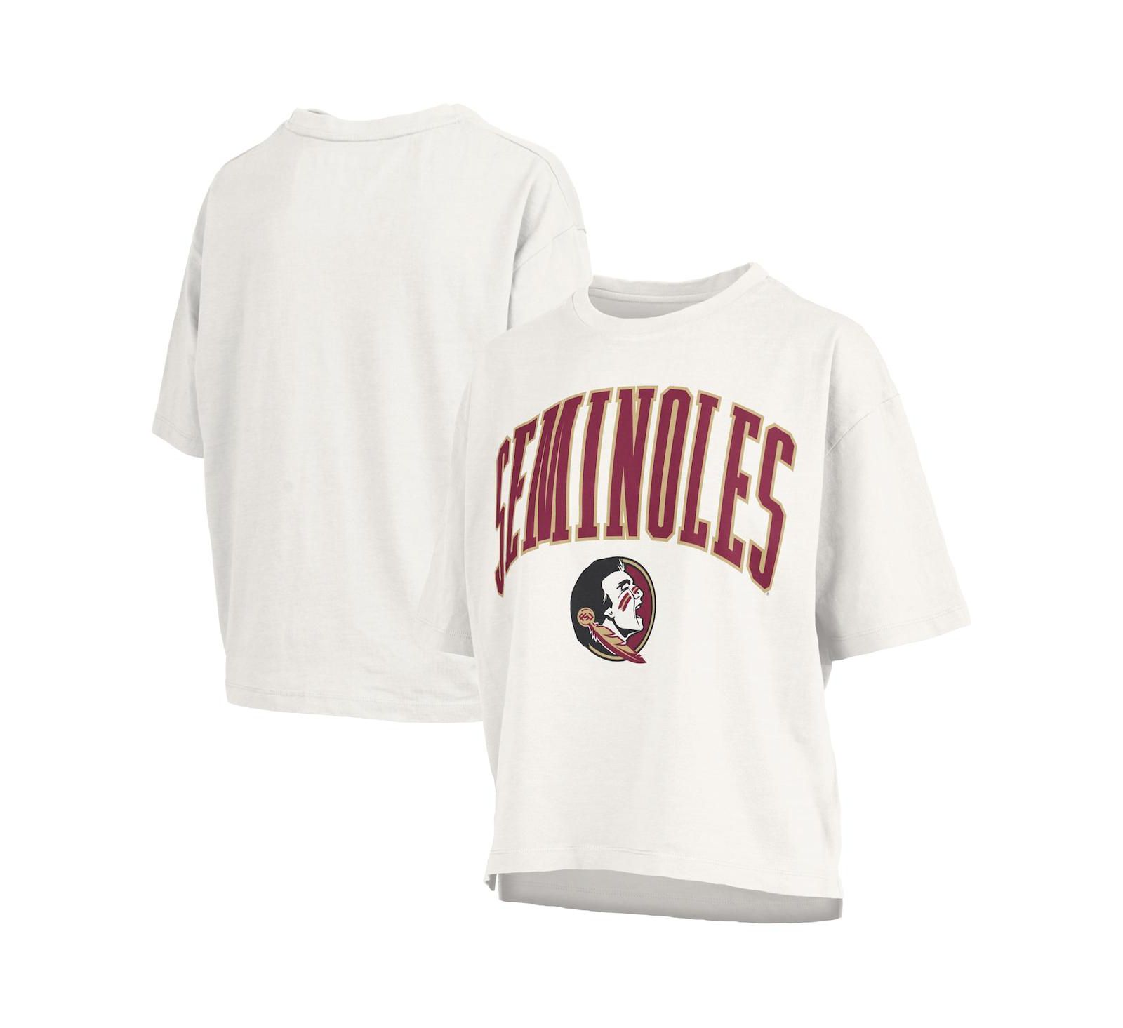 Женская футболка Pressbox White Florida State Seminoles Nelson