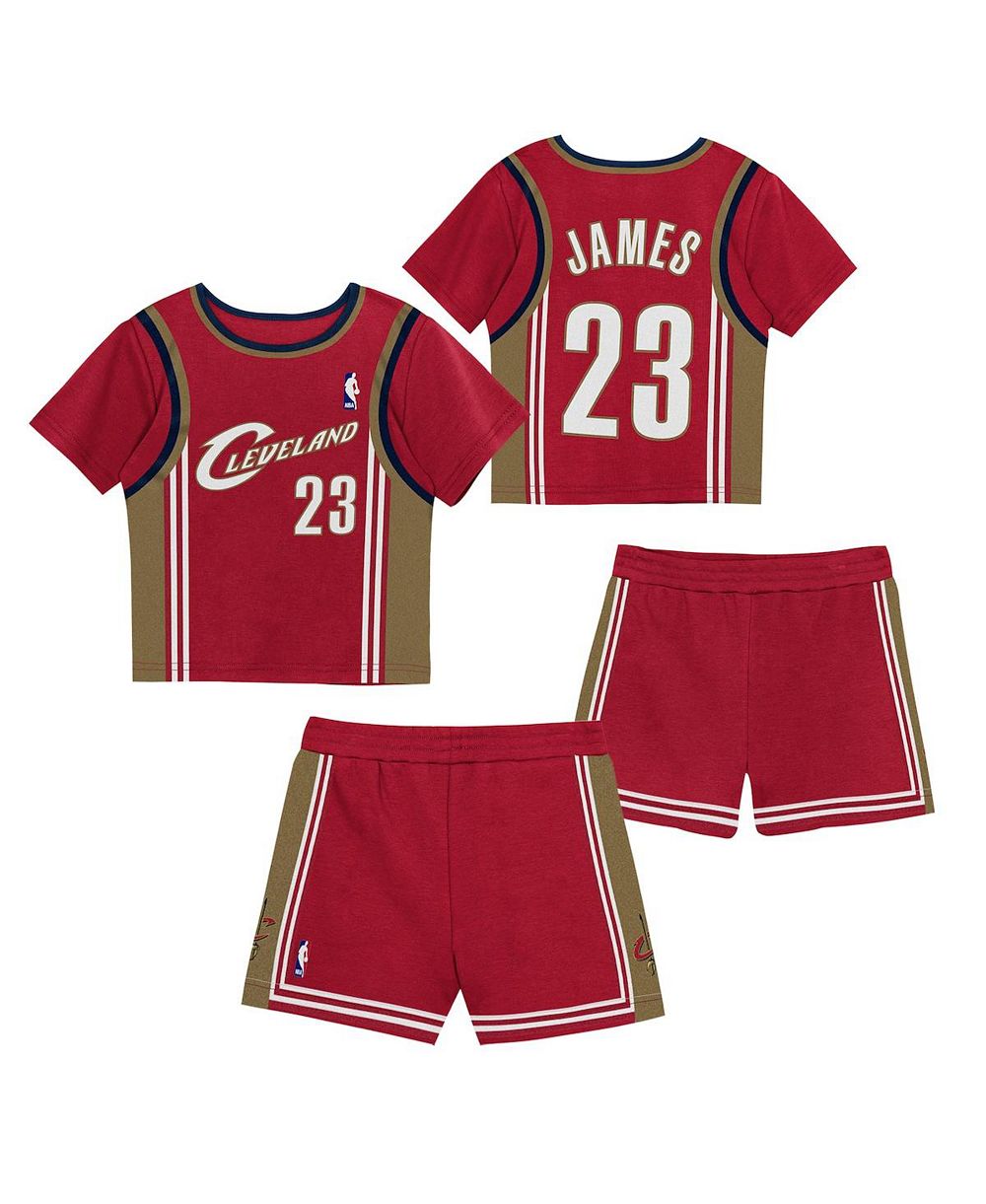 Mitchell & Ness детский набор Mitchell & Ness LeBron James Cleveland Cavaliers футболка и шорты, 2 шт